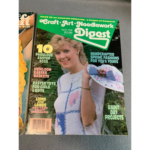 Vintage Craft-Art & Needlework Digest April 1988 & Good Housekeeping Needlecraft - Picture 3 of 4